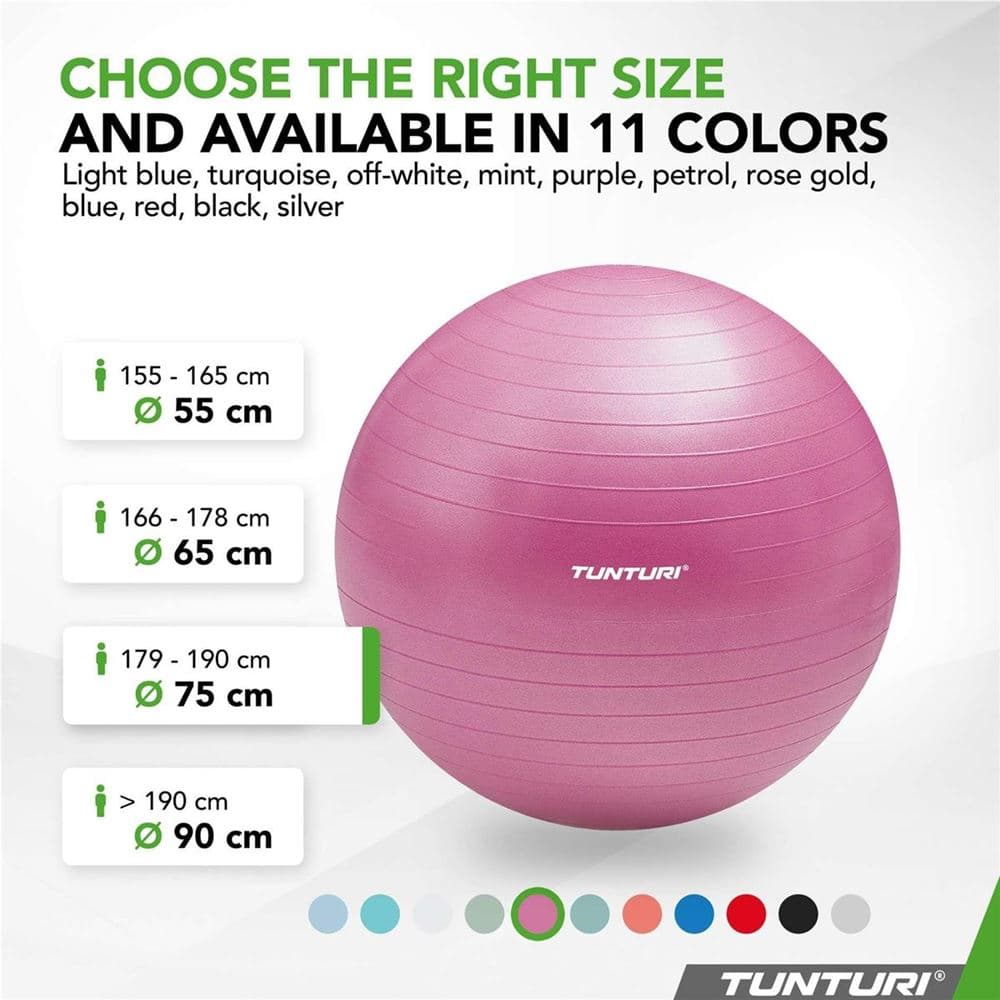 Tunturi Fitness Jumppapallo, anti-burst