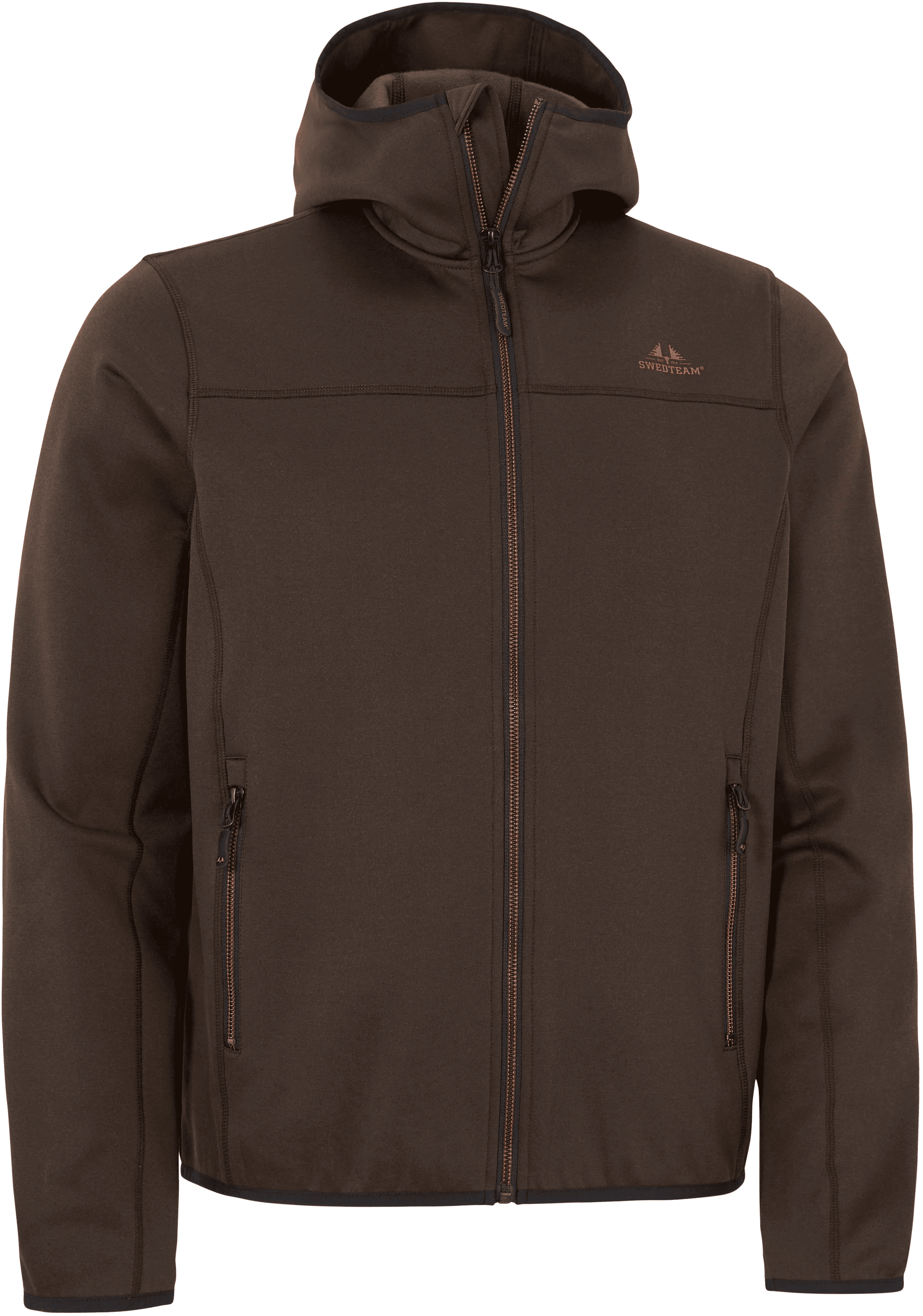 Swedteam Force Sweater -fleecehuppari, ruskea