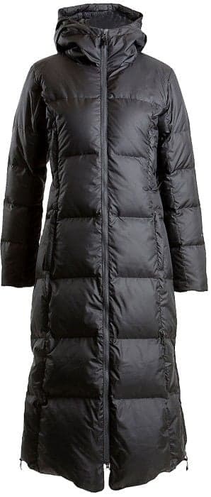 Skhoop Hella Down Coat pitkä untuvatakki, musta