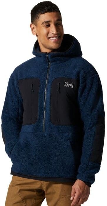 Mountain Hardwear Southpass Hoody fleecehuppari, tummansininen/musta