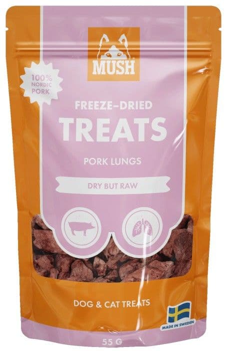 MUSH Treats Frystorkat Grislunga 45 g
