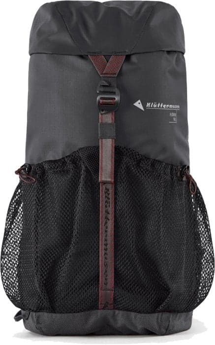 Klättermusen Fjörm Backpack vaellusreppu, musta