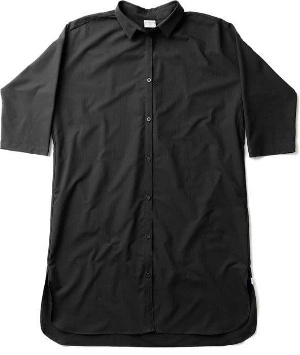 Houdini W's Route Shirt Dress Musta (True Black)