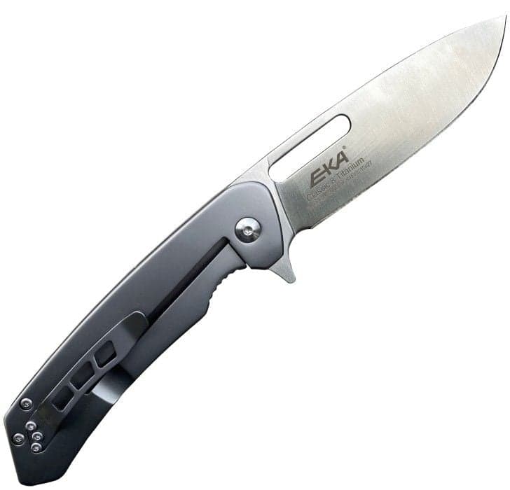 EKA Classic 8 Titanium taittoveitsi, titaani