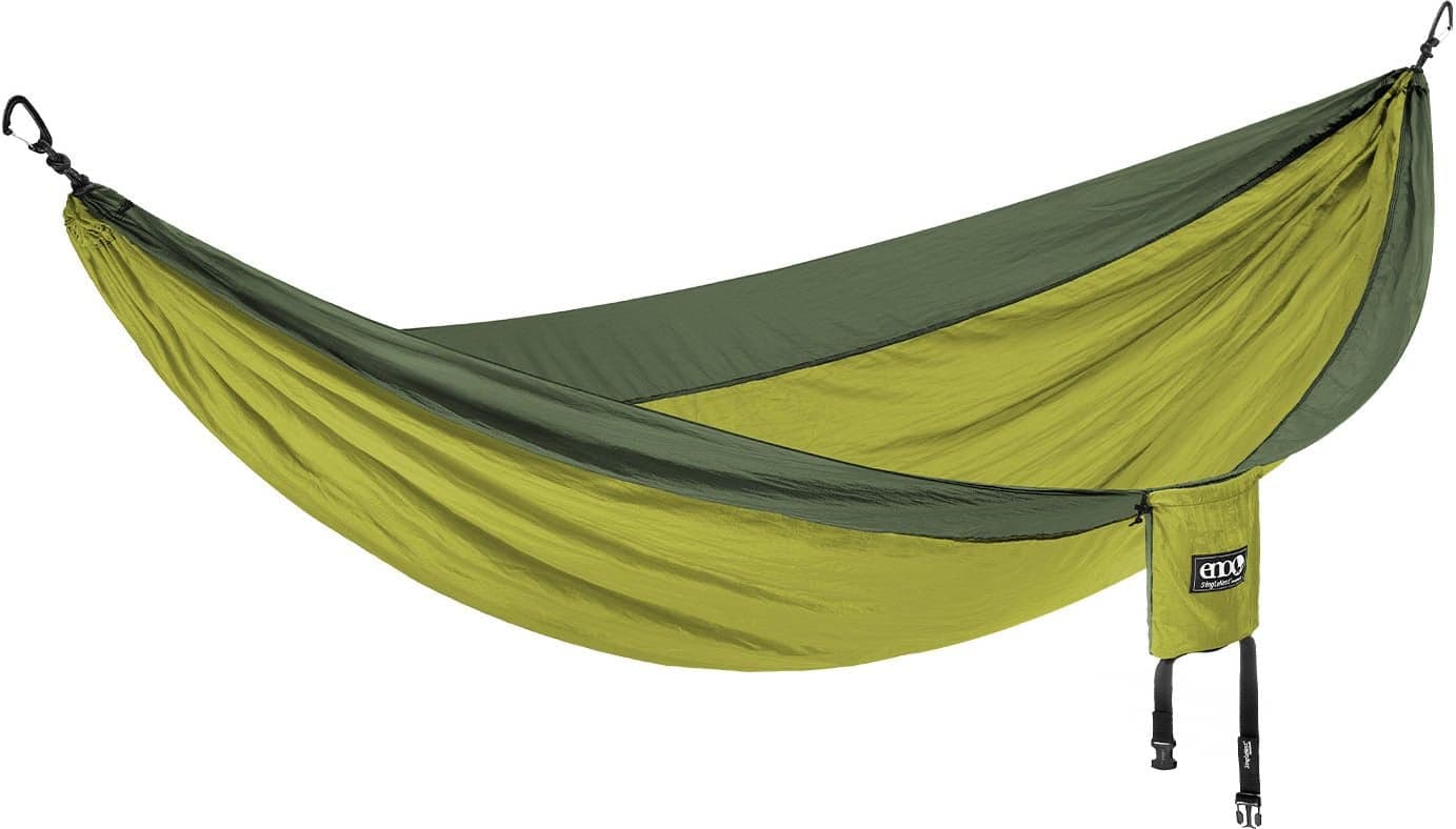 Eno Hammock Eno SingleNest Bluesign yhden hengen riippumatto, vaaleanvihreä/oliivi