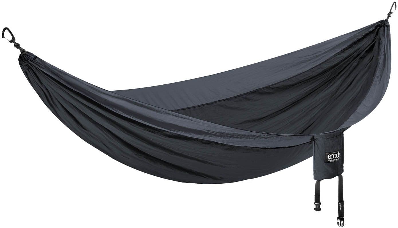 Eno Hammock Eno SingleNest Bluesign yhden hengen riippumatto, musta/tummanharmaa