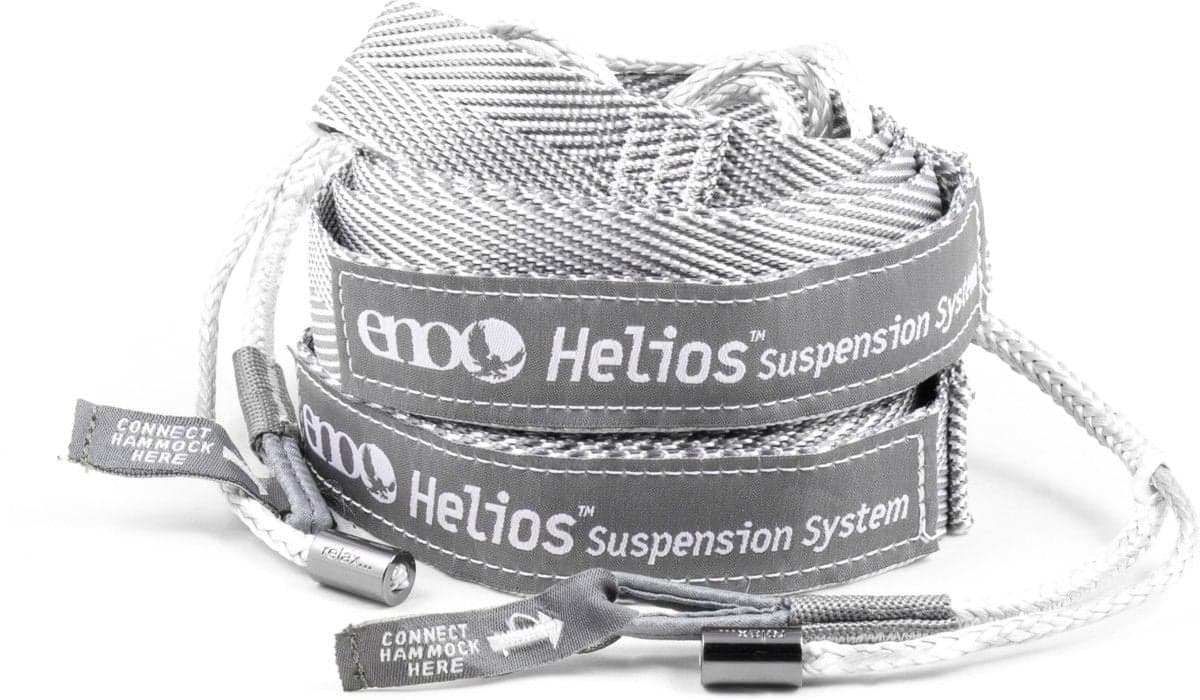 Eno Hammock Eno Helios Ultralight Suspension System kiinnitysjärjestelmä riippumatolle, harmaa, 2,46 m