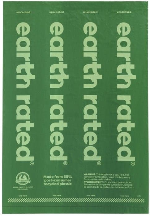 Earth Rated Refill Unscented rullapakkaus, 8 kpl