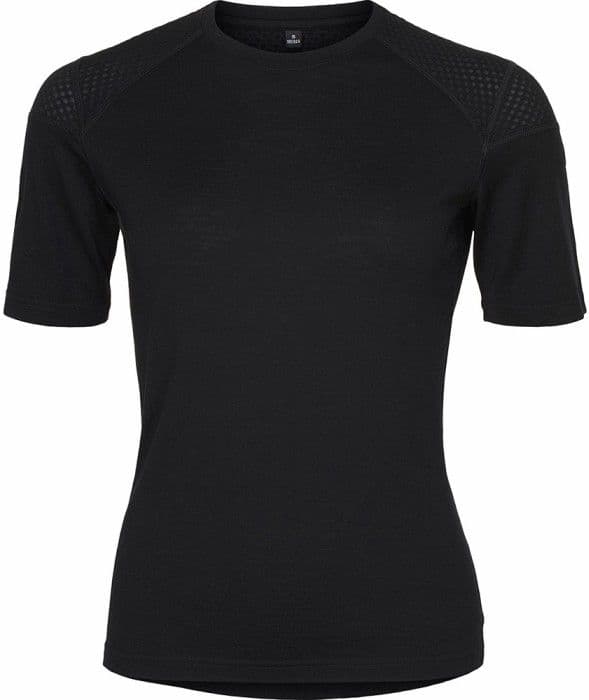Catago May Short Sleeve O-Neck naisten aluspaita, musta