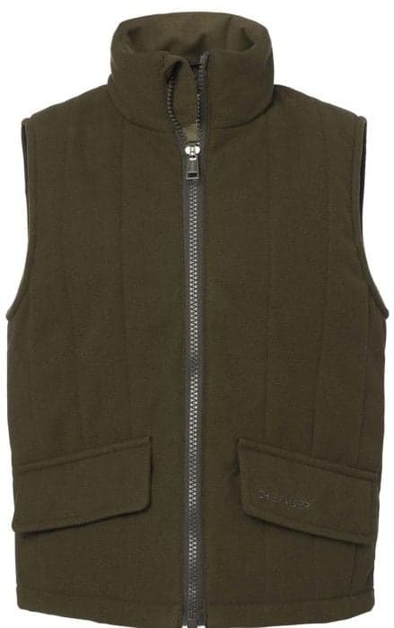 Chevalier Calf Padded Vest Junior Leather lasten topattu liivi, ruskea