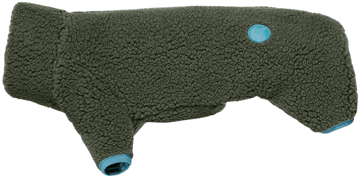 Cloud7 Dog Sweater Cornwall Teddy koiranpaita mäyräkoirille, 2-3, Oliivinvihreä