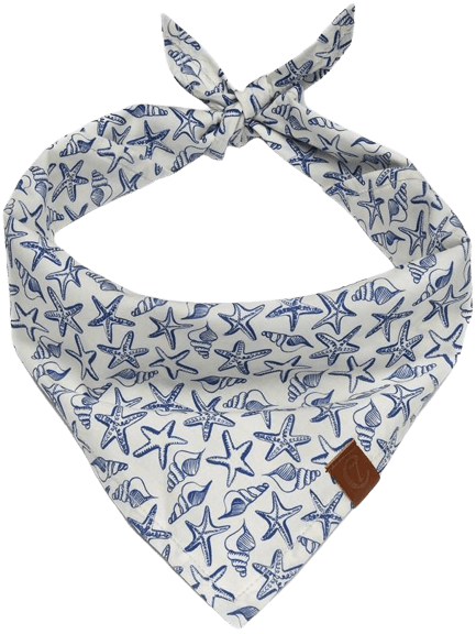 Cloud7 Bandana koiran huivi, S, Sea Stars