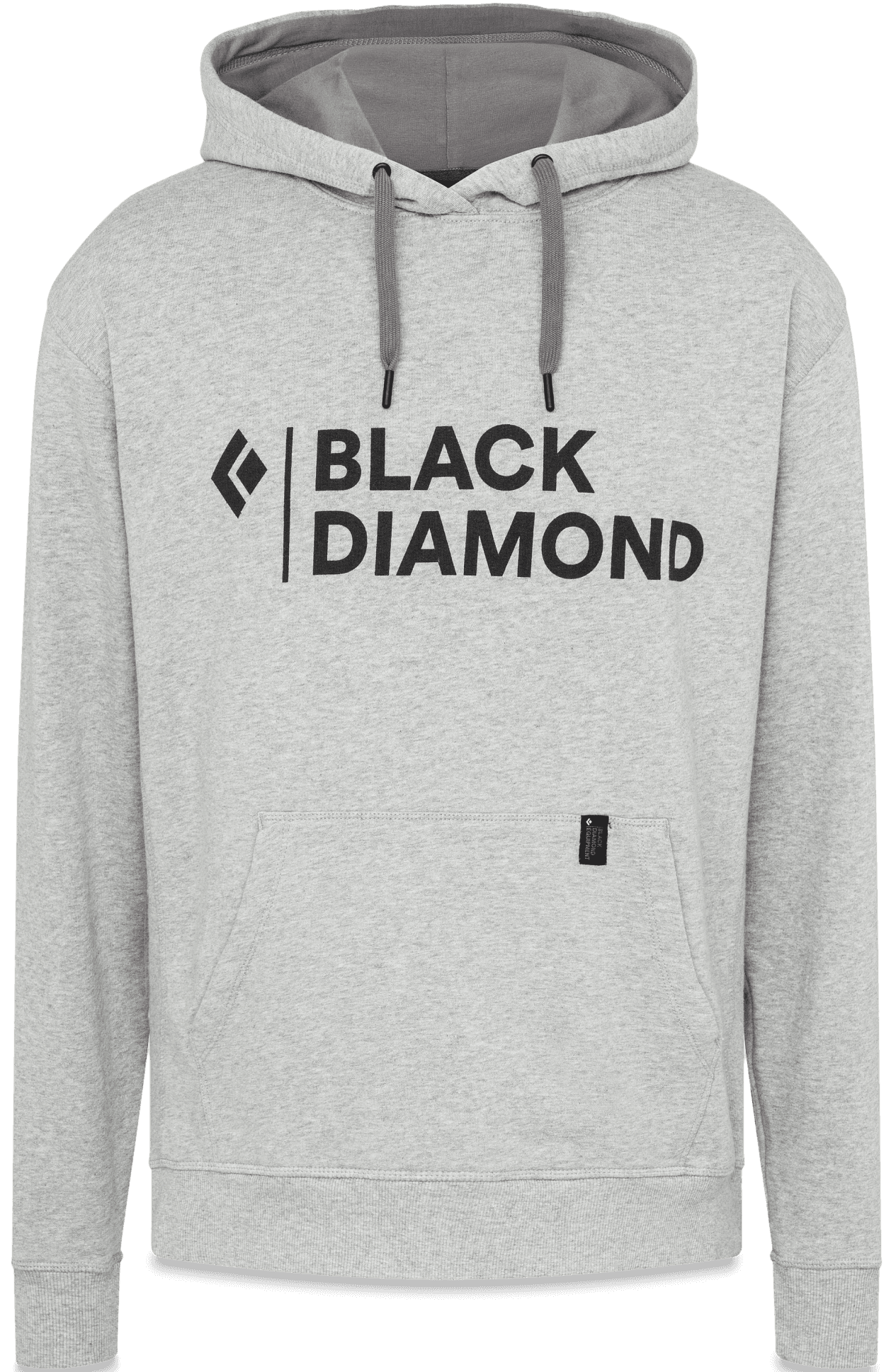 Black Diamond Stacked Logo Hoody huppari, vaaleanharmaa