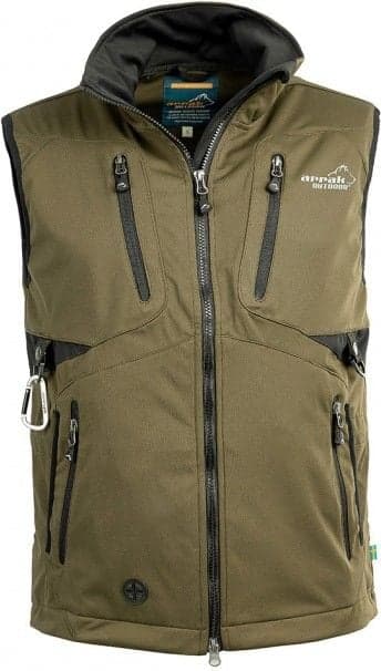 Arrak Outdoor Arrak Acadia Softshell Liivi Unisex Oliivinvihreä
