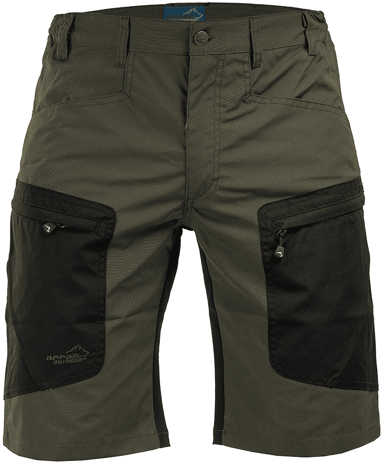 Arrak Outdoor Arrak Active Stretch Shorts joustavat shortsit, oliivinvihreä