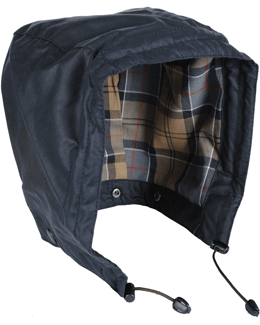 Barbour Wax Cotton Hood vahattu huppu vahattua, tummansininen