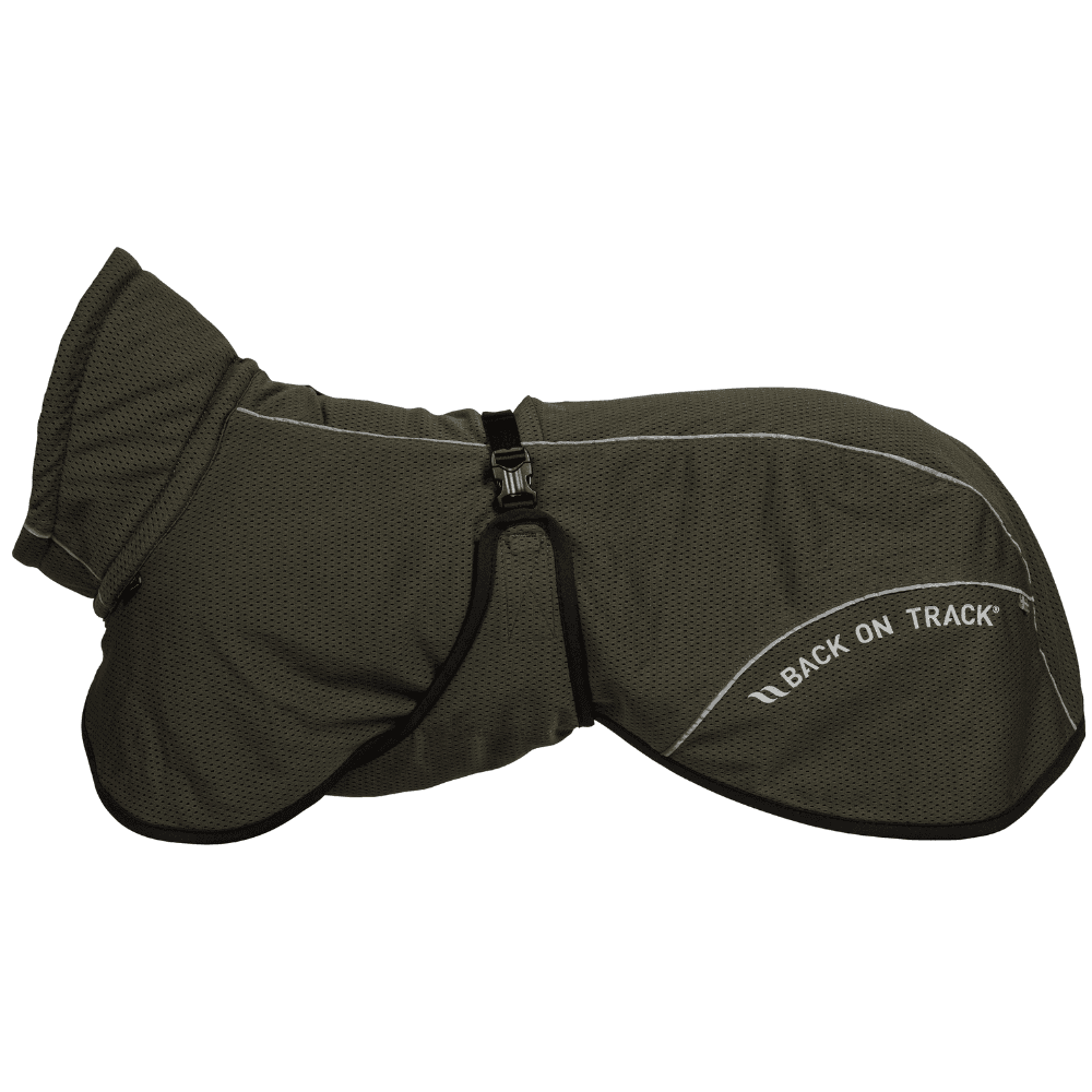 Back on Track Bay Mesh Coat Low Set Tail 30-35 cm Oliivinvihreä