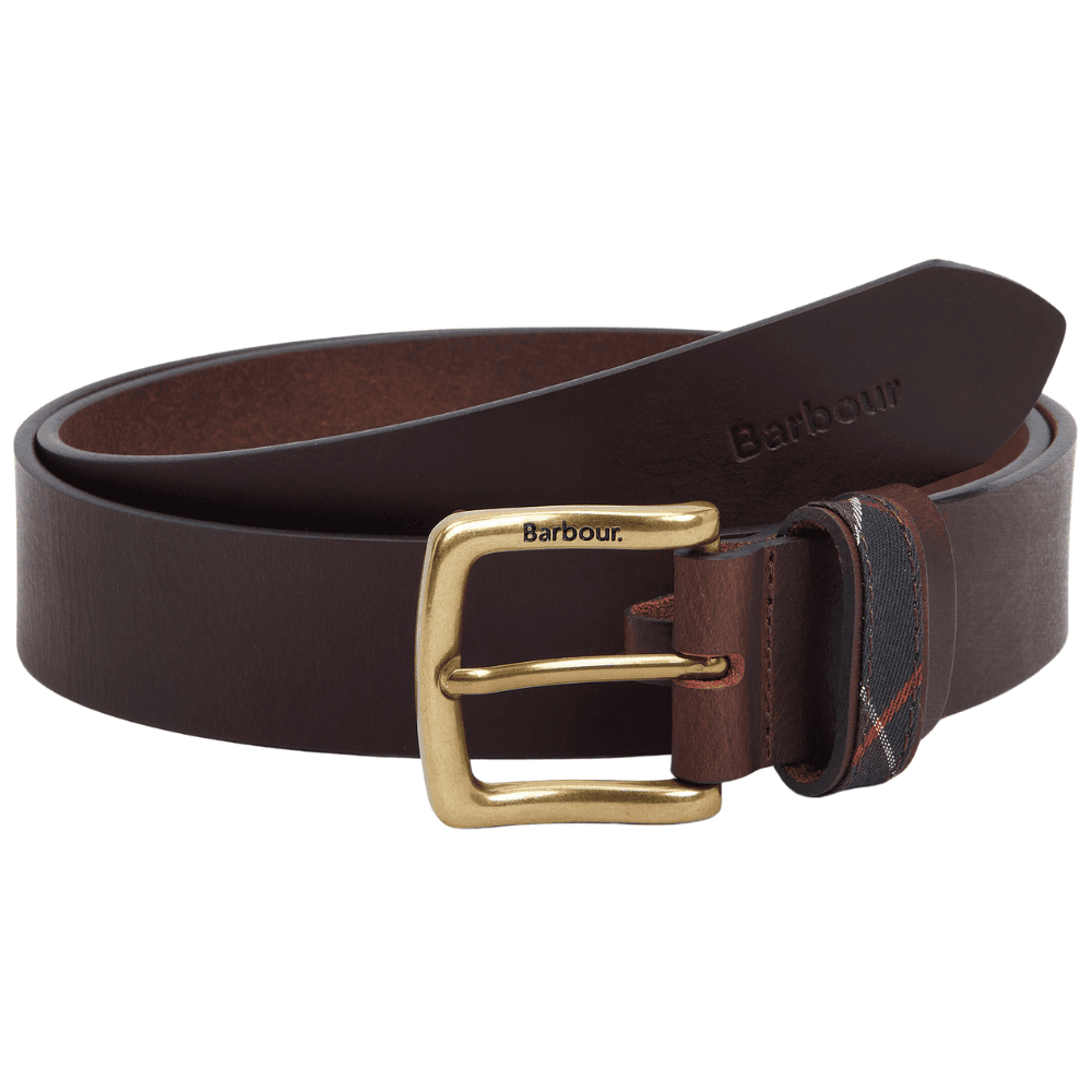 Barbour M's Esk Belt Brown