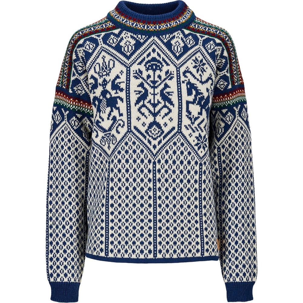 Dale of Norway 1994 Fem Sweater Indigo Offwhite Mustard