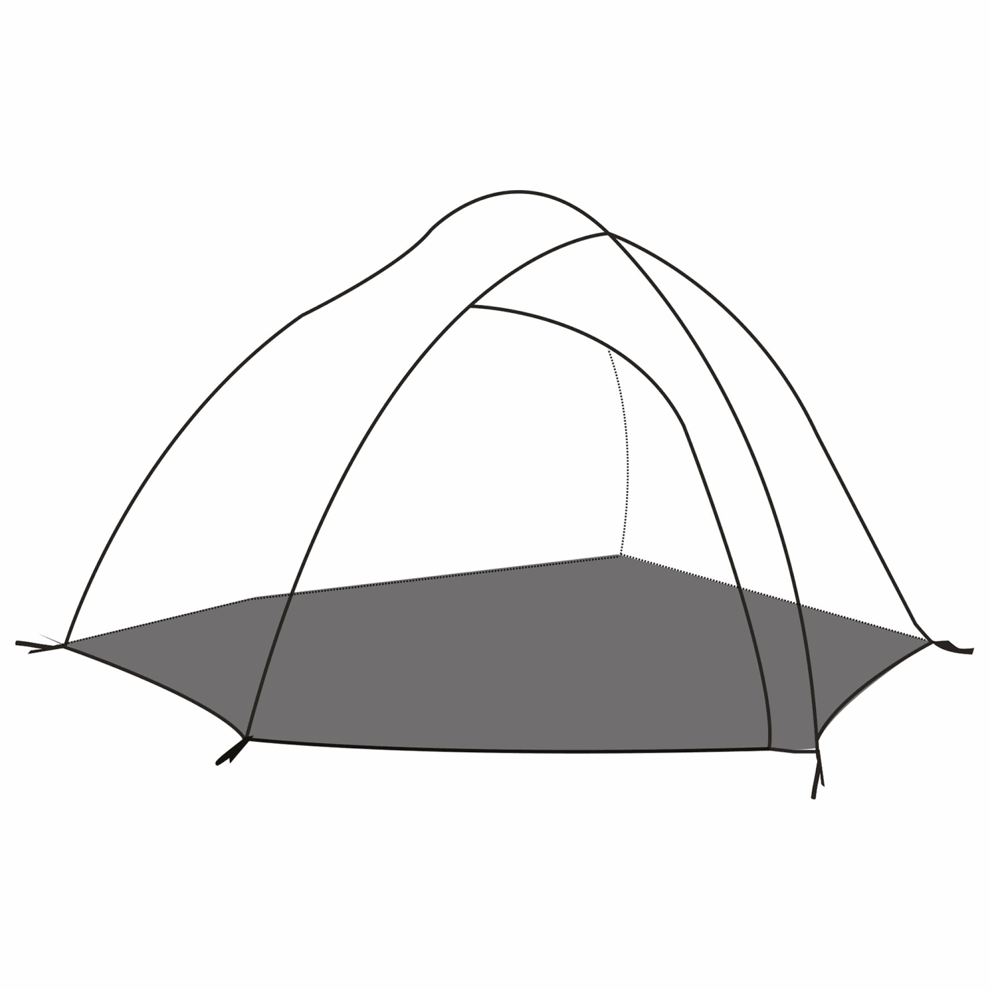 Helsport Footprint Reinsfjell Trek/Pro 3 Musta