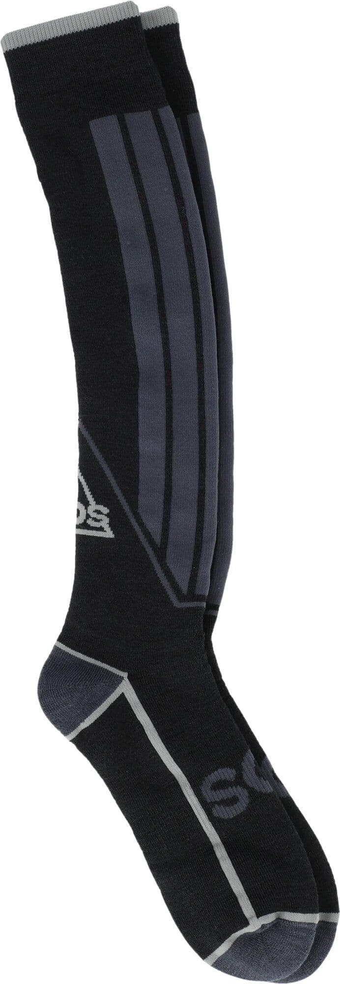 SOS Granite thick ski sock Blue Graphite