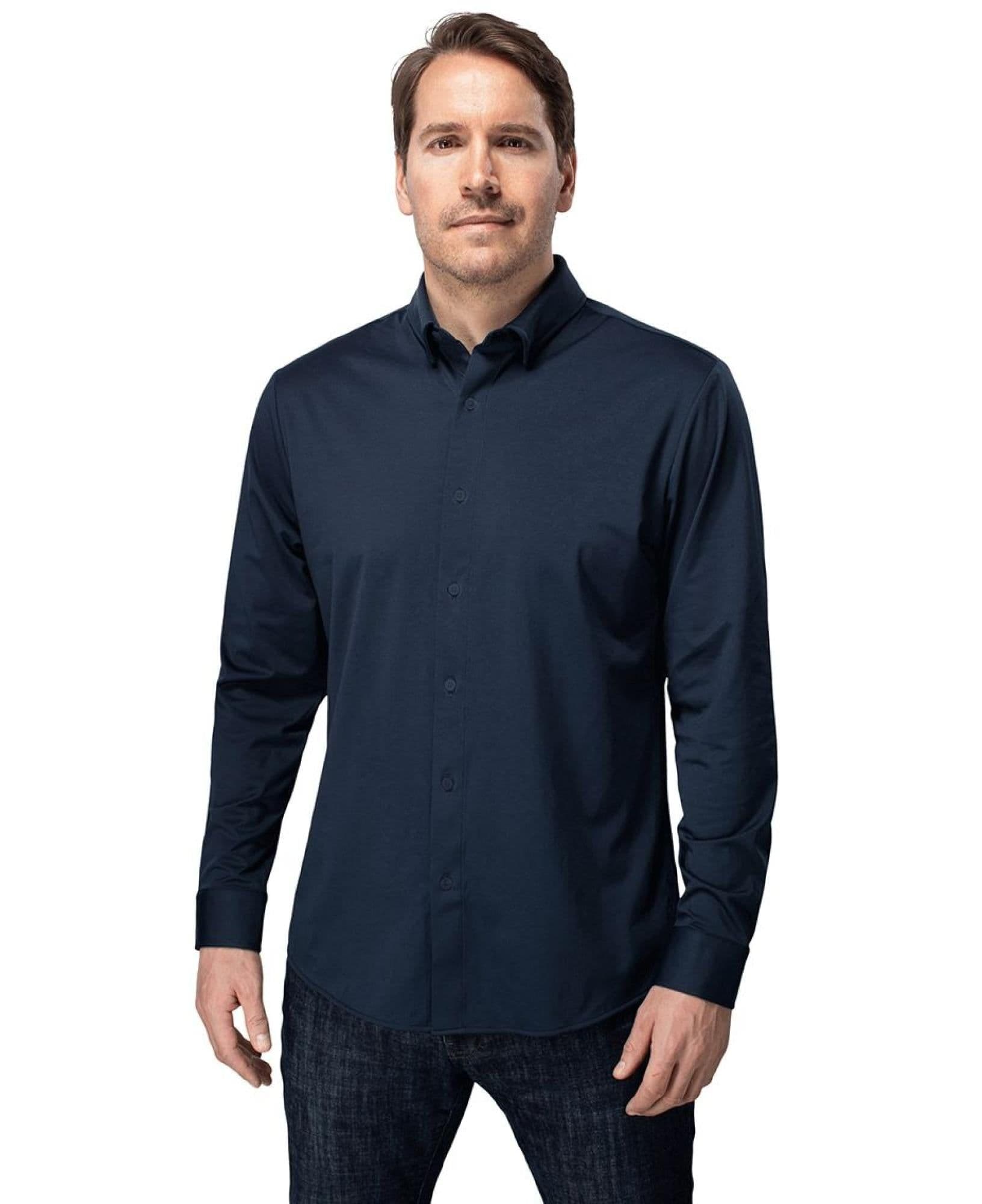 STOIX Marcus Slim Kokonaan tummansininen (All Navy Blue)