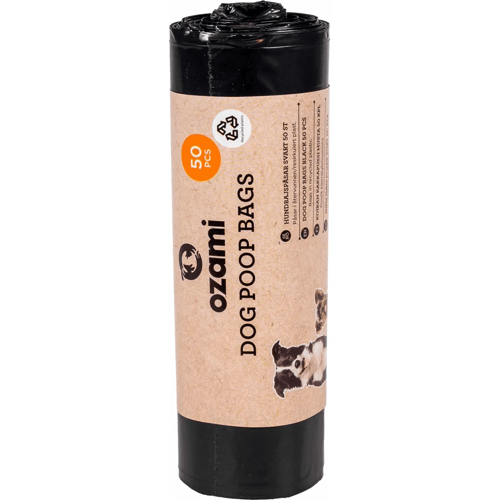 Ozami Dog Poop Bag Black 140x340 mm