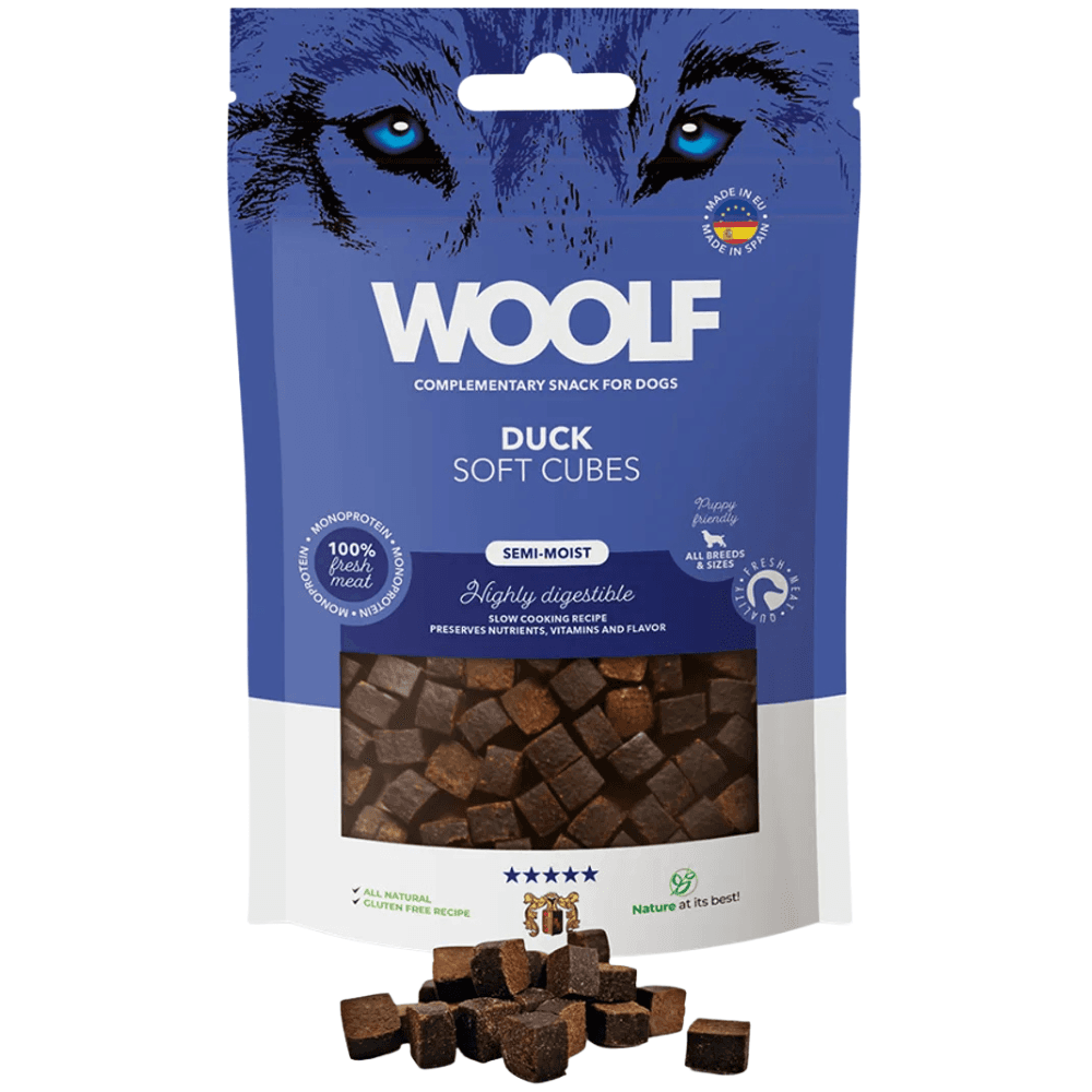 Woolf Soft Cubes - Duck (Monoprotein)