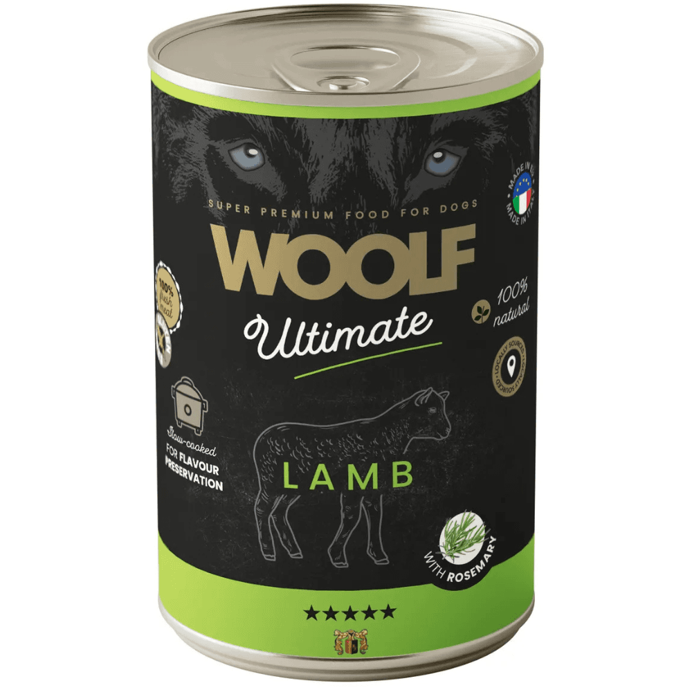 Woolf Ultimate Canned Dogfood - Lamb With Rosemary