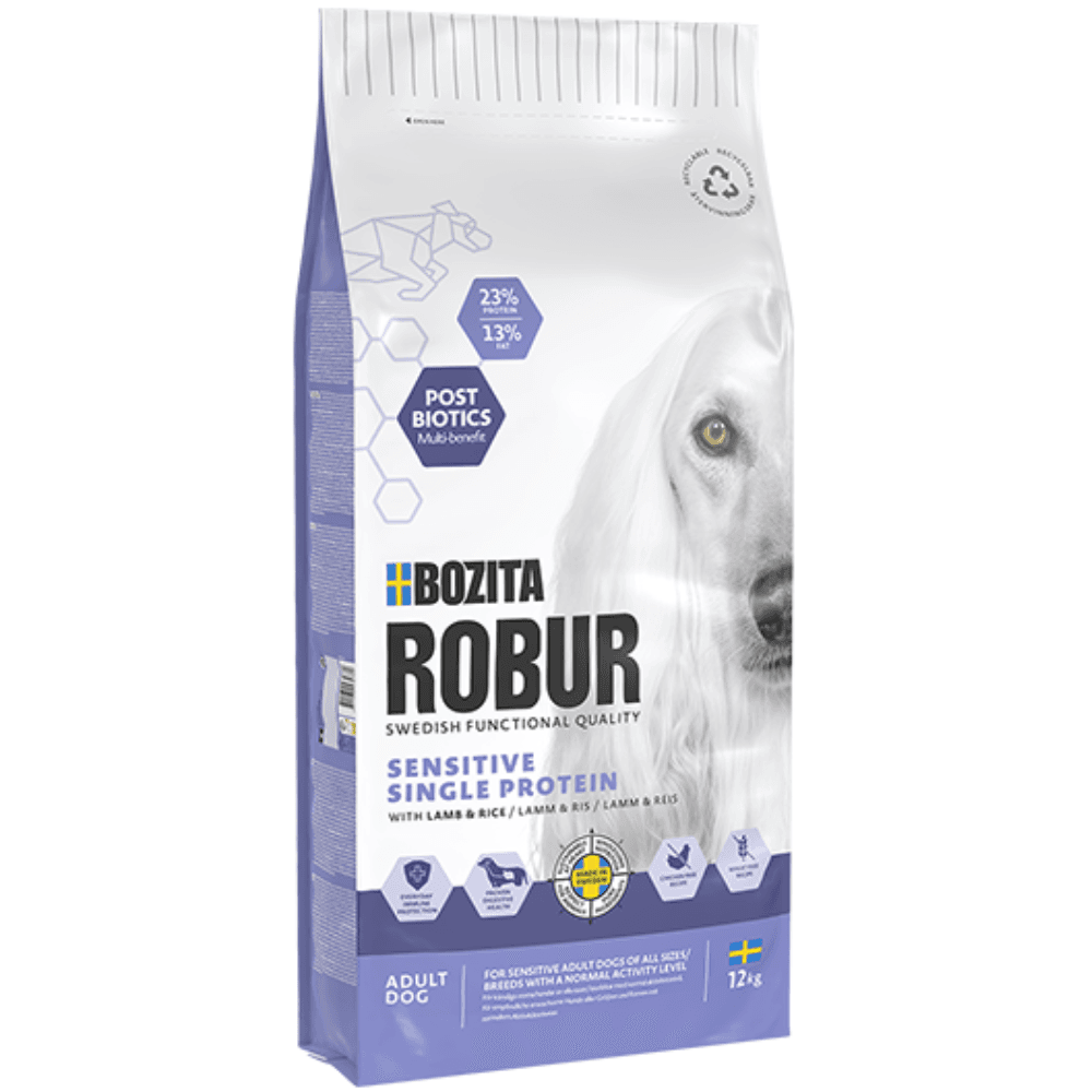 Bozita Robur Adult Sensitive Single Protein Lamb 12 kg