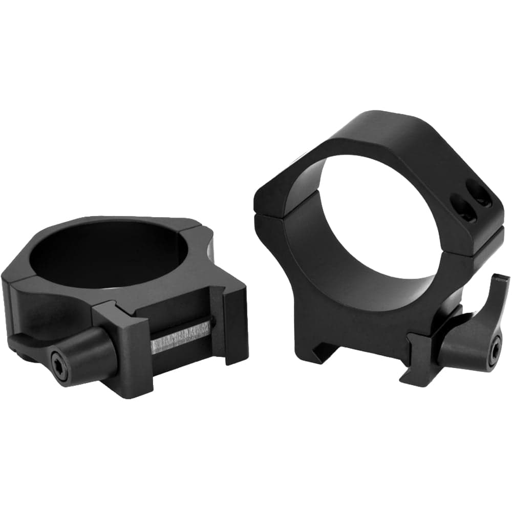 Warne Maxima Horizontal QD -teräsrenkaat Weaverille 1", keskikorkea 9,5 mm