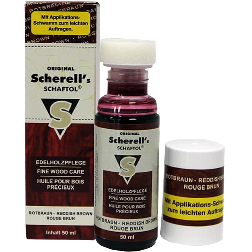 Ballistol Scherell’s Schaftol tukkiöljy 50 ml punaruskea