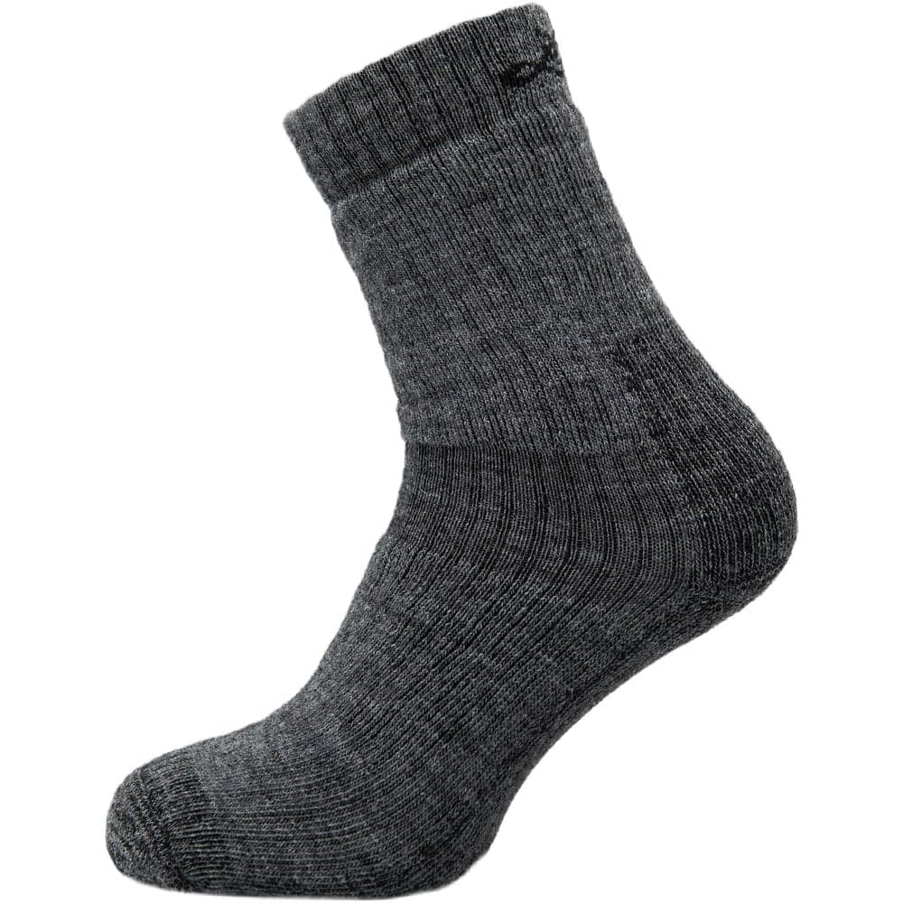 Lundhags Wool Terry Trekking Sock Mid Meleerattu tummanharmaa