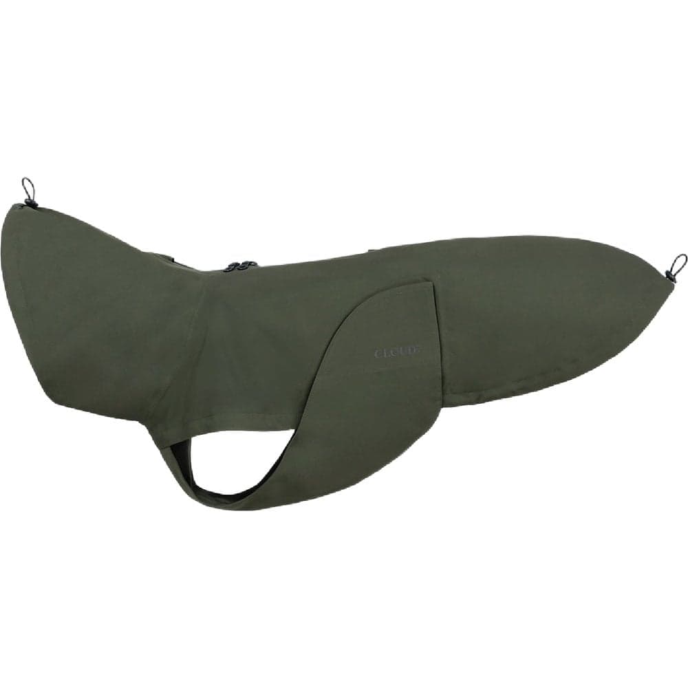 Cloud7 Dog Raincoat Dublin 2.0 Size 3-5 Tumma oliivinvihreä