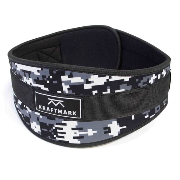 Kraftmark Exercise Belt Gray/Black Camo