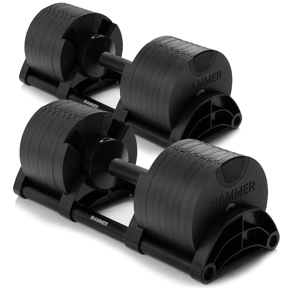 Hammer Sport Smartlock dumbbell set 64 kg, 2x32 kg (Pari)