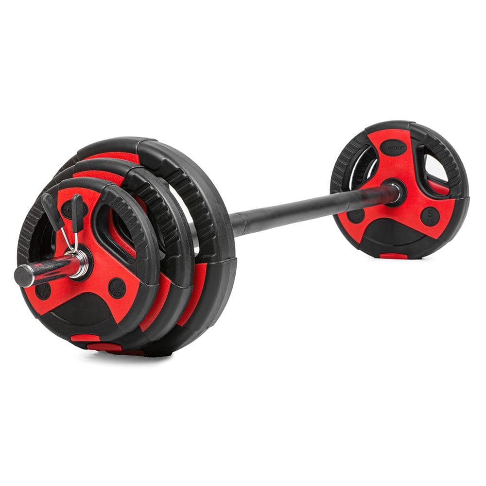 Gymstick Levypainosetti Vinyl Grip Pump Set 20 kg, Pump set