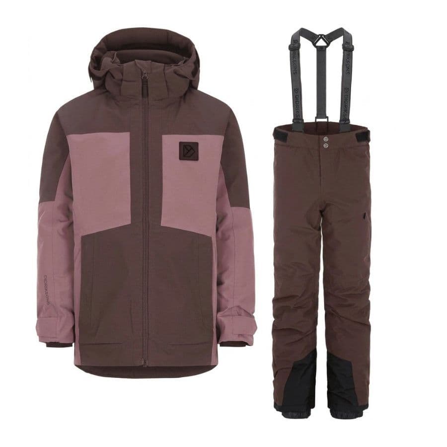 Didriksons Dolomit 3 Suksipaketti, lapset, dulse pink/shadow brown