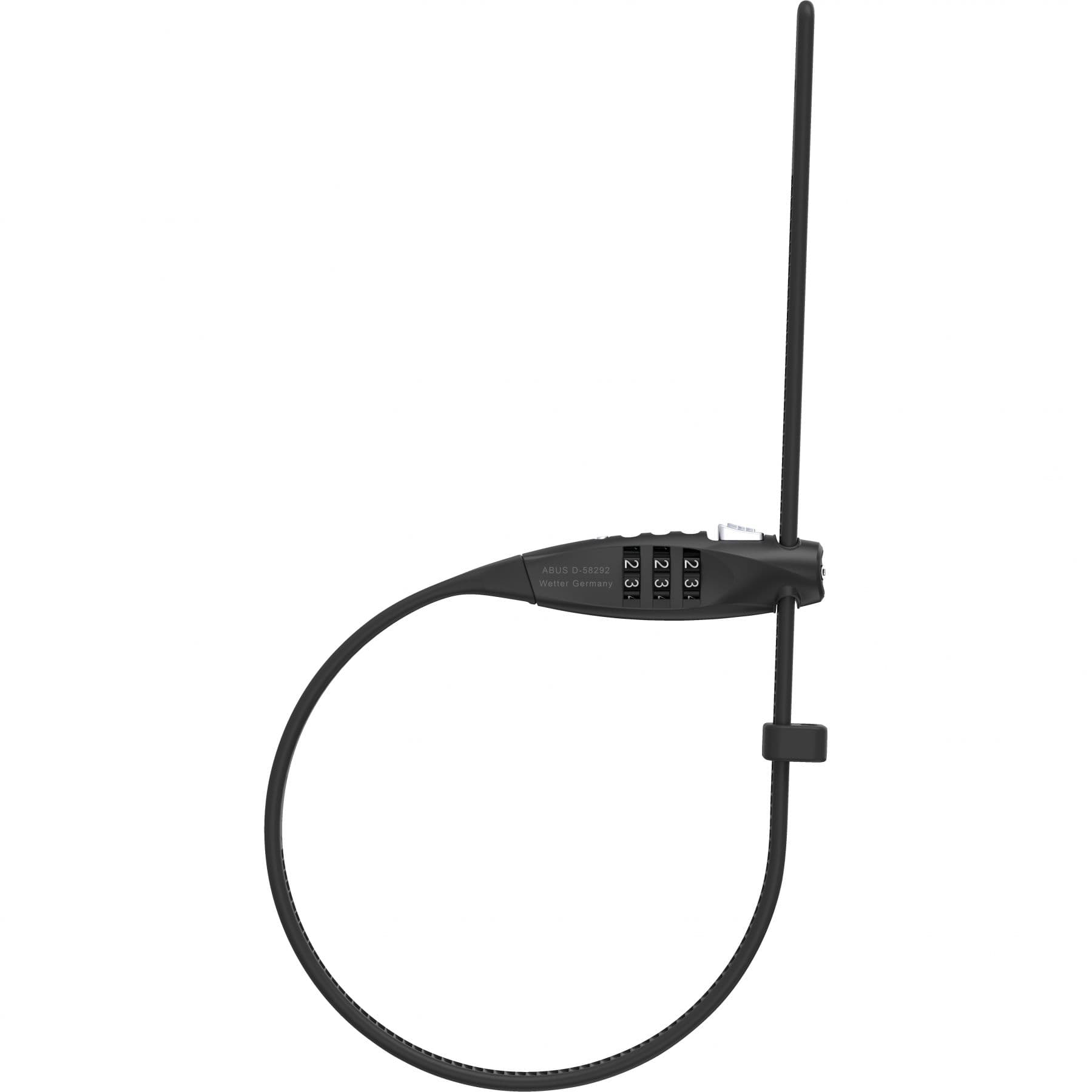 Abus Combiflex™ TravelGuard, vaijerilukko, musta