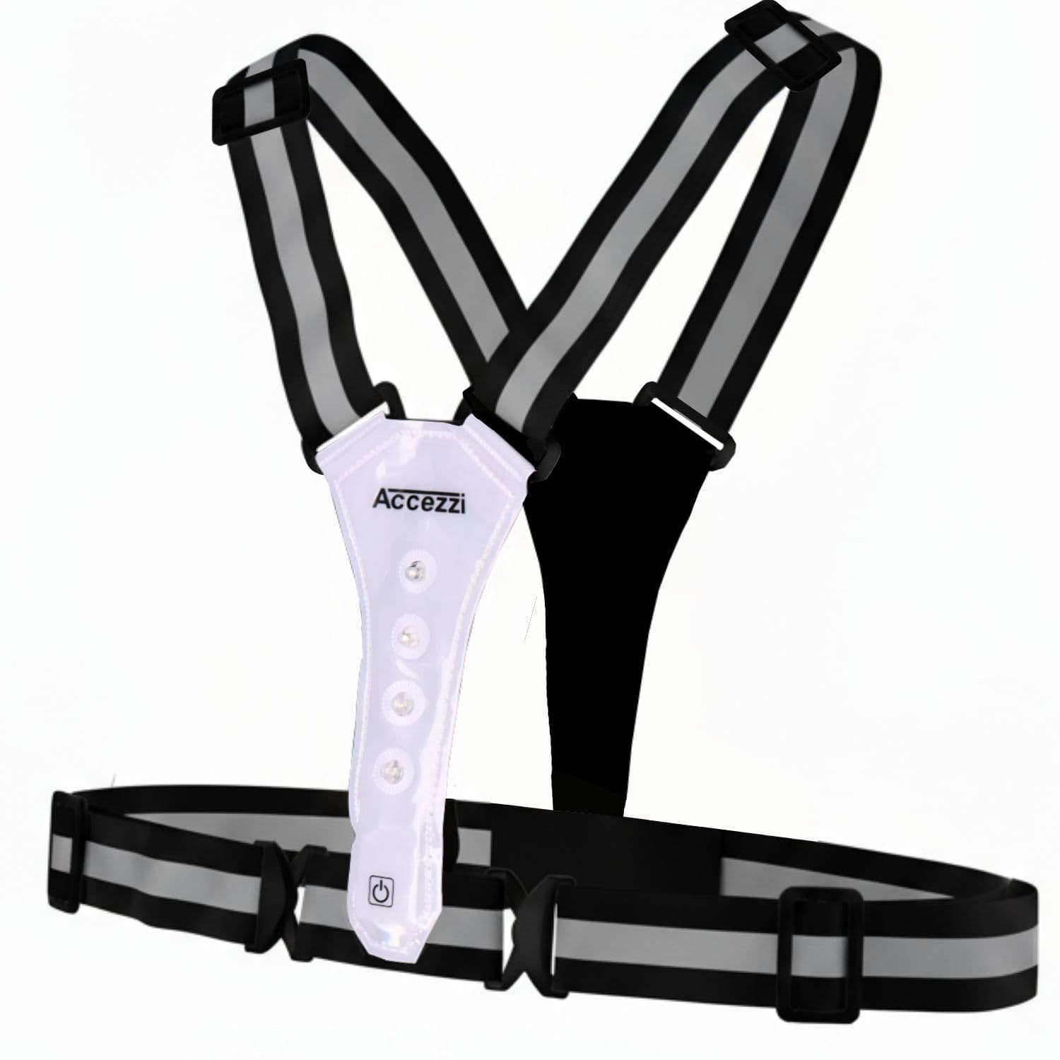 Accezzi LED heijastinliivi, harmaa