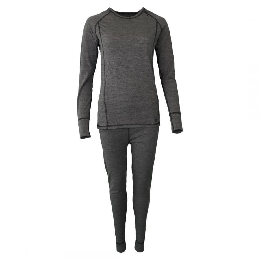 Accezzi Merino, hiihtoalusvaatteet, nainen, harmaa