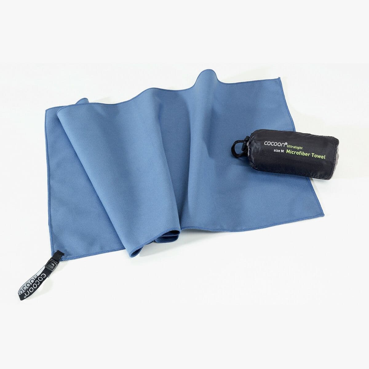Cocoon Towel Ultralight, mikrokuitupyyhe, fjordinsininen