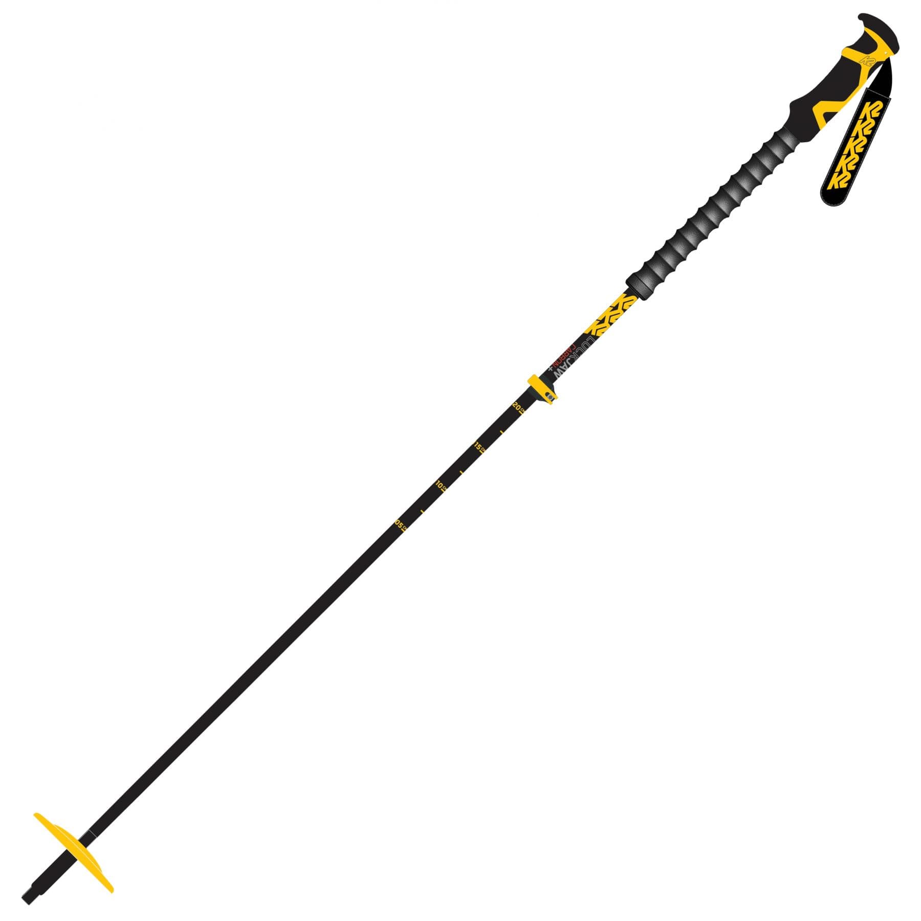 K2 Lockjaw Carbon Plus, hiihtosauvat, musta
