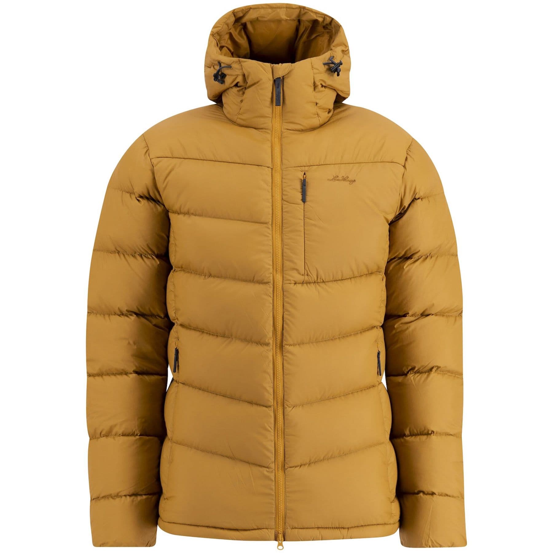 Lundhags Fulu Down Hooded Jacket, untuvatakki, miesten, kulta