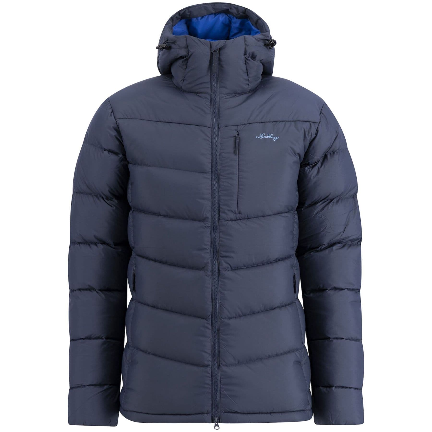 Lundhags Fulu Down Hooded Jacket, untuvatakki, miesten, sininen