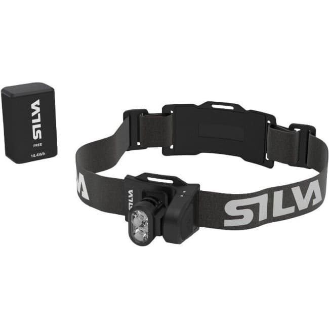 Silva Free 1200, XS, otsalamppu, musta