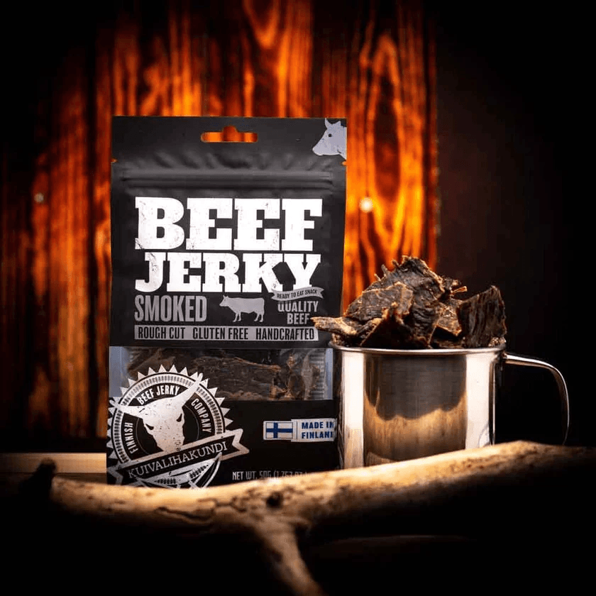 Kuivalihakundi Beef Jerky Smoked 40g retkiruoka