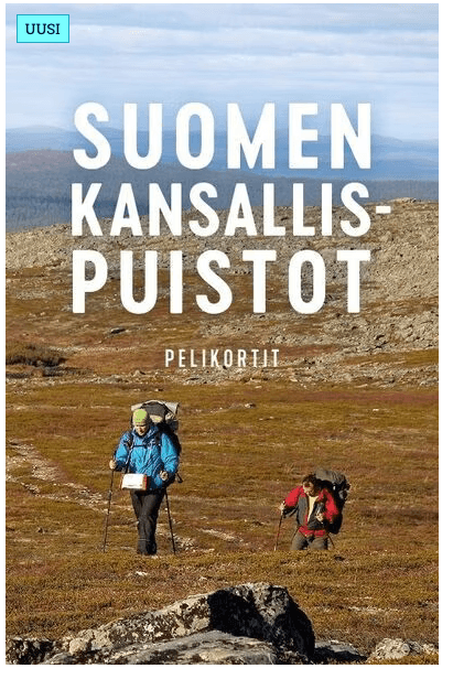 Karttakauppa Kansallispuistopelikortit pelikorttipakka