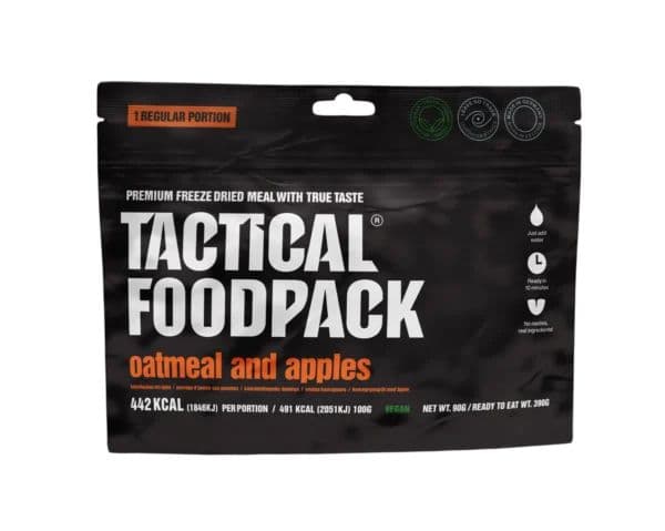 Tactical Foodpack Oatmeal And Apples ruoka