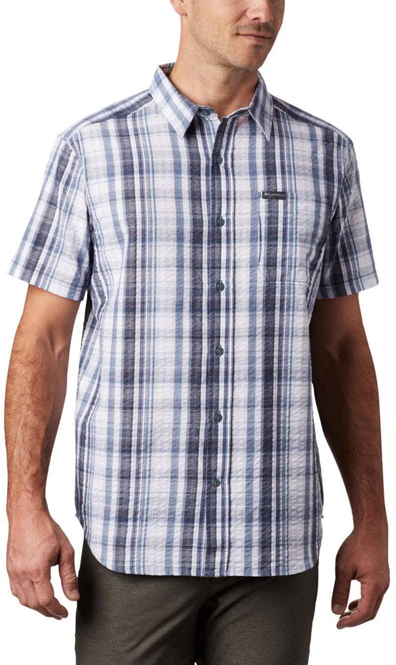 Columbia Men's Brentyn Trail Short Sleeve Seersucker Shirt miesten paita